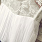 A-Line/Princess Chiffon Sash/Ribbon/Belt Scoop Sleeveless Tea-Length Flower Girl Dresses DEP0007521