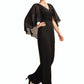 Arianna Jumpsuit/Pantsuit V-neck Floor-Length Chiffon Mother of the Bride Dress With Ruffle Beading Appliques Lace Sequins DE126P0015033