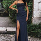 Abigayle Sheath/Column Sweetheart Floor-Length Tulle Prom Dresses DEP0022202