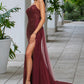 Sylvia Trumpet/Mermaid V-Neck Sweep Train Sequin Prom Dresses DEP0022227
