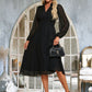 Brooke V-Neck Elegant A-line Chiffon Midi Dresses DEP0022291