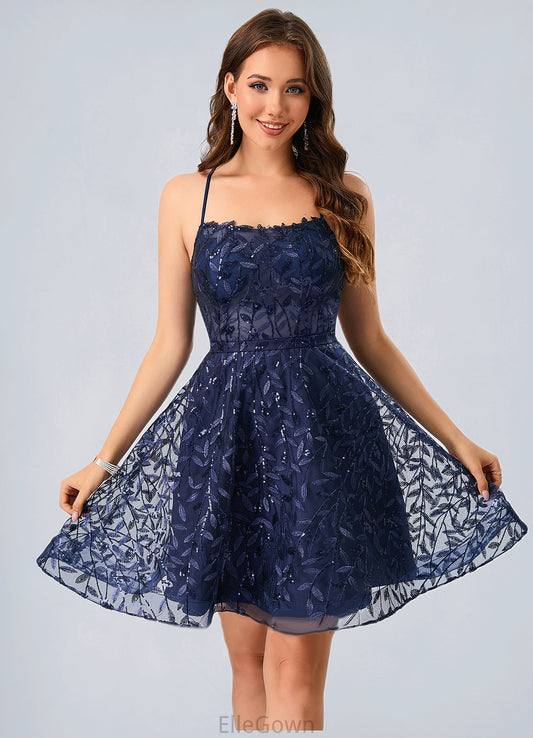 Leanna Scoop A-line Lace Dresses DEP0022544