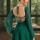 Azaria A-line Square Short/Mini Chiffon Homecoming Dress DEP0020465