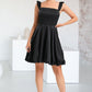 Karly A-line Square Short/Mini Satin Homecoming Dress DEP0020484