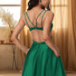 Kaleigh A-line V-Neck Short/Mini Satin Homecoming Dress DEP0020493