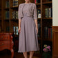 Natasha A-Line/Princess Chiffon Lace Scoop Sleeveless Tea-Length Mother of the Bride Dresses DEP0020366