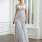 Karly A-Line/Princess Tulle Ruched Bateau Short Sleeves Ankle-Length Mother of the Bride Dresses DEP0020261