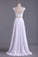 Cap Sleeves Prom Dresses Scoop A Line Beaded Bodice Floor Length