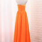 2024 A Line Chiffon Sweetheart Ruched Bodice Bridesmaid Dress Floor Length