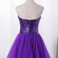Lovely A Line Sweetheart Homecoming Dresses With Rhinestones Short/Mini