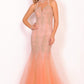2024 High Neck Tulle With Applique Mermaid Prom Dresses Sweep Train