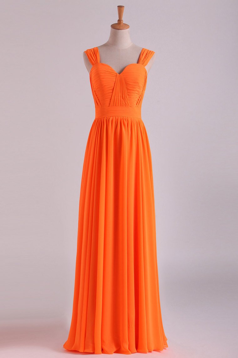 Prom Dresses Off The Shoulder A Line Chiffon Floor Length With Ruffles