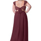 Lexi A-Line/Princess Sweetheart Natural Waist Floor Length Sleeveless Bridesmaid Dresses