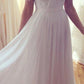 2024 Chiffon Off The Shoulder With Applique And Ruffles A Line Wedding Dresses