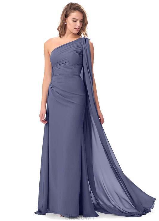 Bryanna Spaghetti Staps Floor Length A-Line/Princess Natural Waist Sleeveless Bridesmaid Dresses