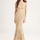 Katelyn V-Neck Tulle Sleeveless Floor Length Natural Waist A-Line/Princess Bridesmaid Dresses