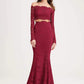 Glenda Sequins Scoop Floor Length Sleeveless Natural Waist Trumpet/Mermaid Bridesmaid Dresses