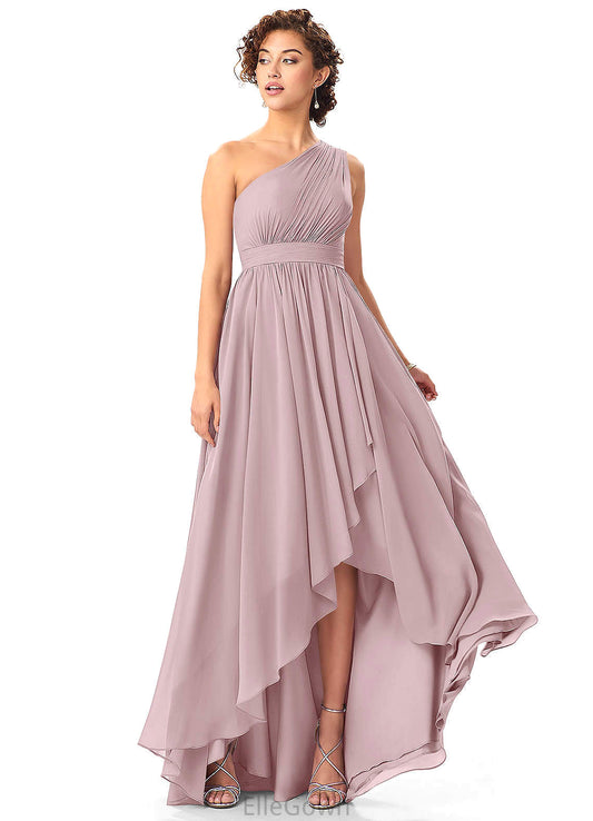 Melody Natural Waist Scoop Knee Length A-Line/Princess Sleeveless Bridesmaid Dresses