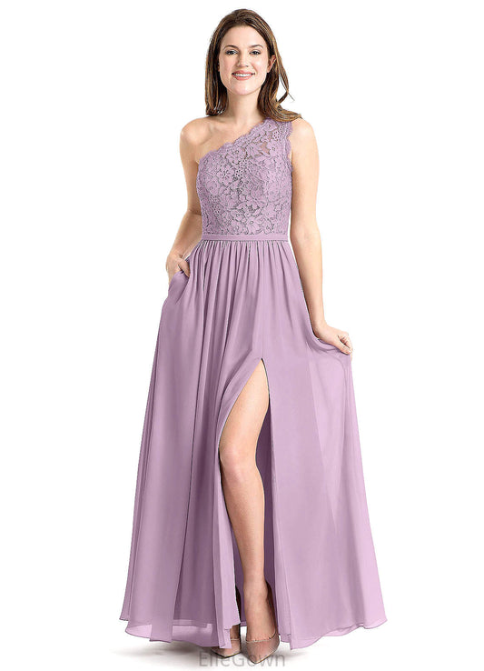 Jacquelyn Sleeveless Floor Length Natural Waist A-Line/Princess V-Neck Bridesmaid Dresses