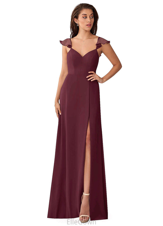 Lexi A-Line/Princess Sweetheart Natural Waist Floor Length Sleeveless Bridesmaid Dresses