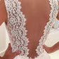 2024 Tulle Wedding Dresses Mermaid V Neck With Applique Court Train