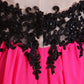 Halter A Line Short Homecoming Dresses With Black Applique