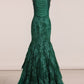 2024 Scoop Mermaid With Applique And Beads Prom Dresses Sweep Train