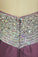 Plus Size Sweetheart Beaded Bodice Mermaid Taffeta Prom Dresses Floor Length Grape