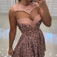 Lace Homecoming Dresses A Line Knee Length With Pearls