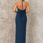 Justine Natural Waist A-Line/Princess Sleeveless Spaghetti Staps Floor Length Bridesmaid Dresses