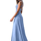 Eleanor A-Line/Princess Floor Length Natural Waist Scoop Sleeveless Bridesmaid Dresses