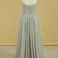 2024 Plus Size Sweetheart A Line Mother Of The Bride Dresses With Ruffles Chiffon Floor Length