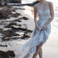 Beach Unique New Design Beautiful Chiffon Wedding Dress Evening Prom Dress