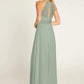 Maryjane Sleeveless Natural Waist Tea Length Scoop A-Line/Princess Bridesmaid Dresses