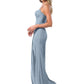 Catherine Sleeveless Natural Waist Spaghetti Staps A-Line/Princess Tea Length Bridesmaid Dresses