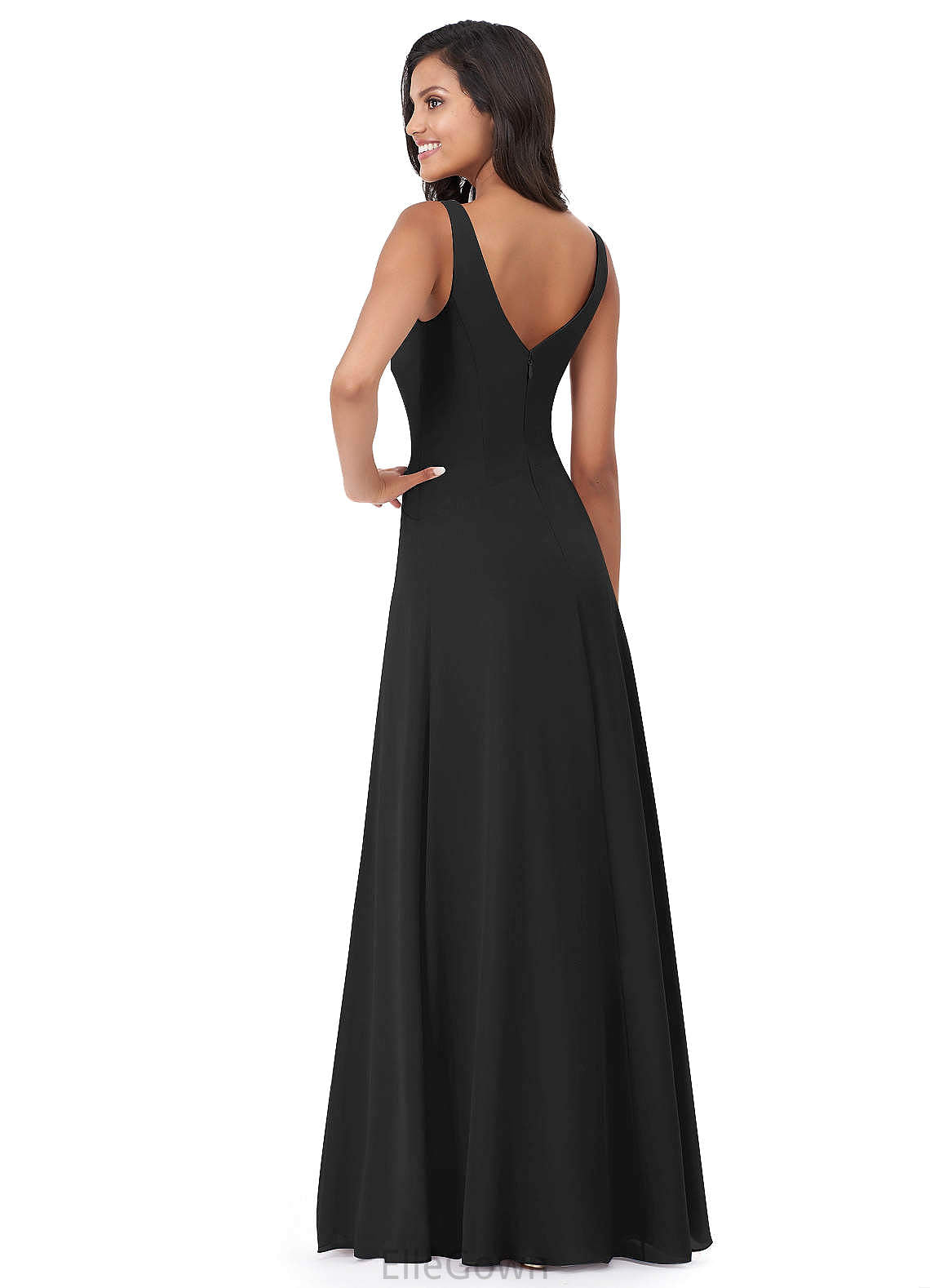 Essence Sleeveless Floor Length Natural Waist A-Line/Princess Off The Shoulder Bridesmaid Dresses