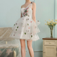 A-Line/Princess Halter Zoie Sleeveless Short/Mini Ruffles Chiffon Bridesmaid Homecoming Dresses Dresses
