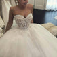Sweetheart Wedding Dresses A Line Tulle With Applique Court Train