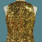 Sequins Mermaid/Trumpet High Neck Prom Dresses Sweep/Brush Train New Arrival