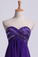 Sweetheart Empire Waist A-Line Prom Dress With Beads Floor-Length Chiffon