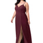 Aryana Sleeveless V-Neck Floor Length A-Line/Princess Empire Waist Bridesmaid Dresses