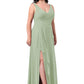 Danielle Spaghetti Staps A-Line/Princess Natural Waist Floor Length Sleeveless Tulle Bridesmaid Dresses