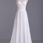 Chic Prom Dresses Long A Line Strapless Chiffon Ivory Color Petite Size Under 200