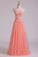 New Arrival Strapless A Line Prom Dresses Tulle With Applique