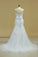 Sweetheart Ruffled Bodice Mermaid Wedding Dress Tulle With Beading