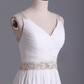 Wedding Dresses Straps Court Train With Ruffles & Beads