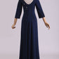 2024 3/4 Length Sleeve Mother Of The Bride Dresses Bateau Spandex With Beads