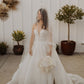 Ball Gown Strapless Sweetheart Ivory Wedding Dresses with Appliques, Beach Wedding Gowns SJS15499
