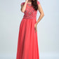 Prom Dresses Scoop A Line Chiffon With Beading Cap Sleeves