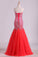 Sweetheart Prom Dresses Beaded Bodice Floor Length Tulle Lace Up